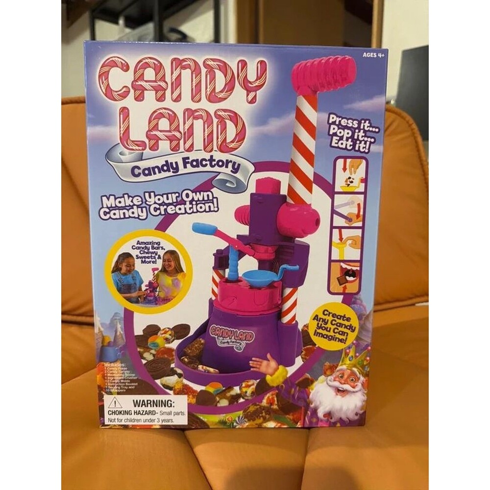 Candy Land Candy Factory Set NEW in Box Make Candy Creations Recipes For Making